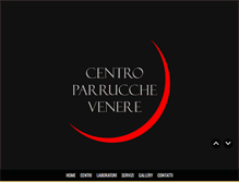 Tablet Screenshot of centroparrucchevenere.it